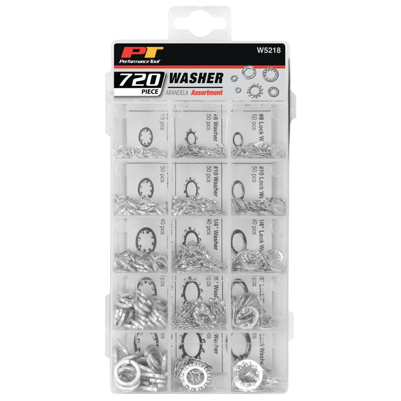 Performance Tool W5218 720pc Washer Assortment - Image 4